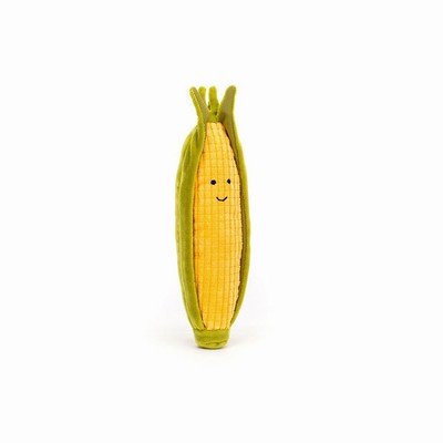 Jellycat Vivacious Vegetable Sweetcorn USA | 69074IYCA